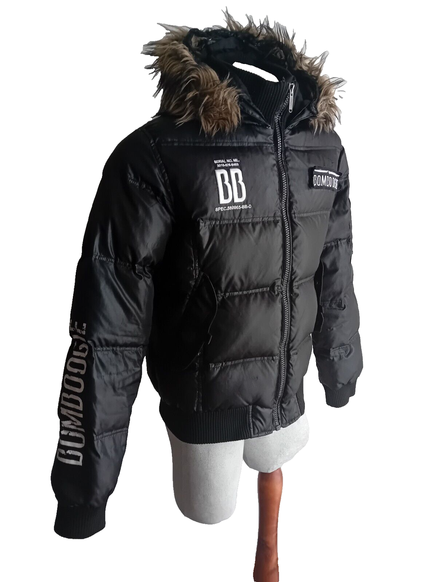 bomboogie ダウン Bomboogie Down Jacket Real Goose Down Men's Jacket Bomber XL | eBay