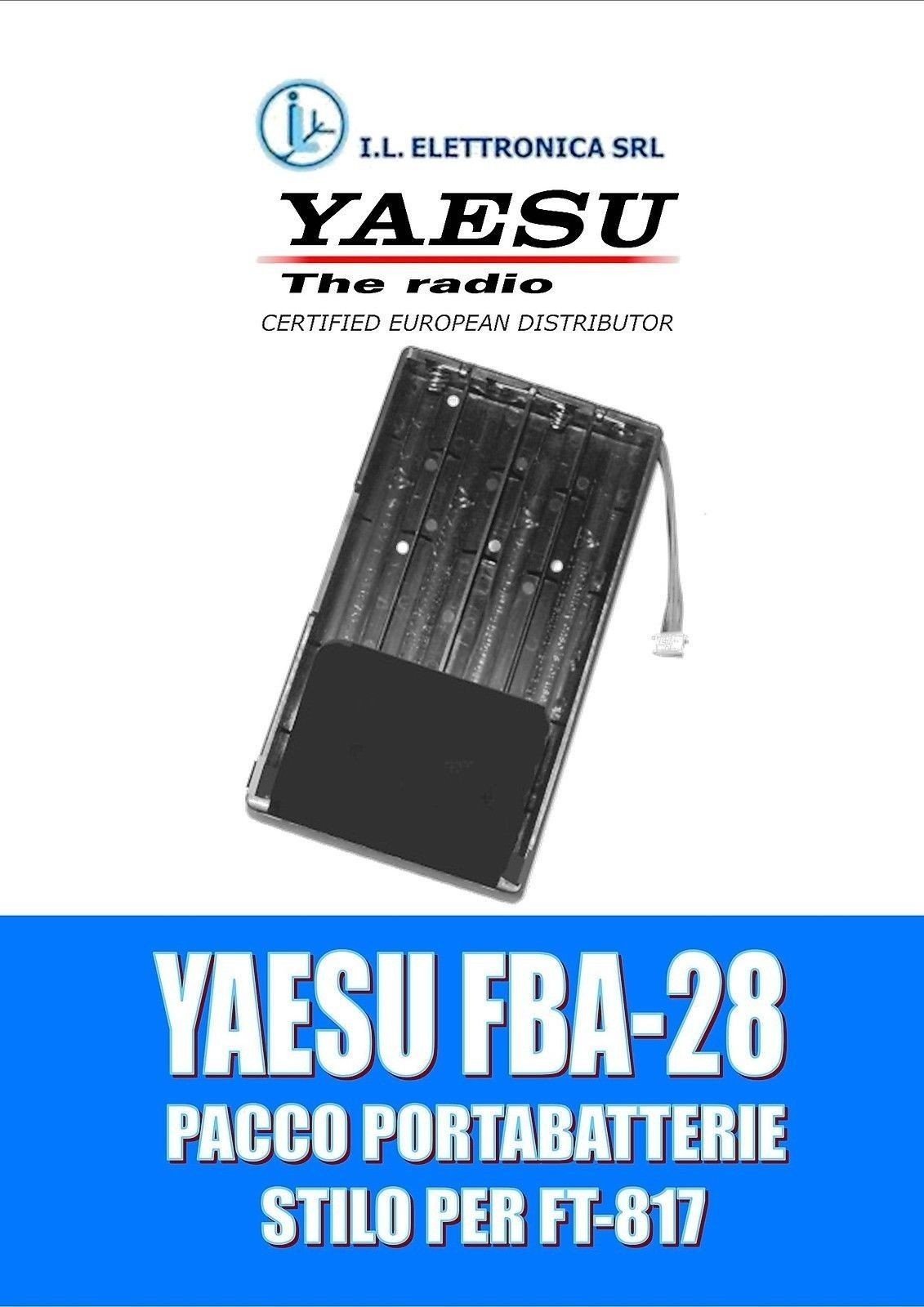 FBA-28 YAESU BATTERY CASE PER FT-817/818 100152