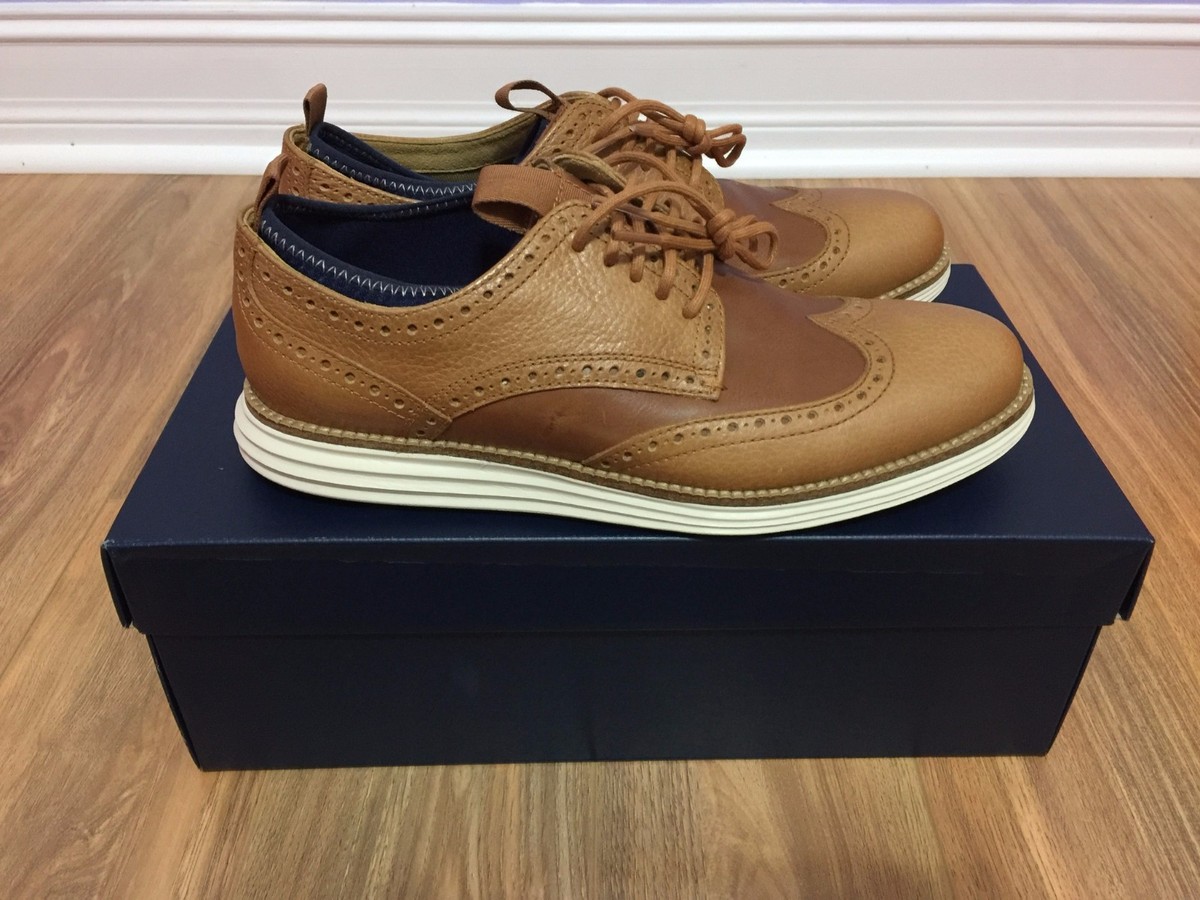 Cole Haan Original Grand NV Oxford Pecan Brown Leather Cole Haan Original Grand Wingtip Oxford - ODION main image 4