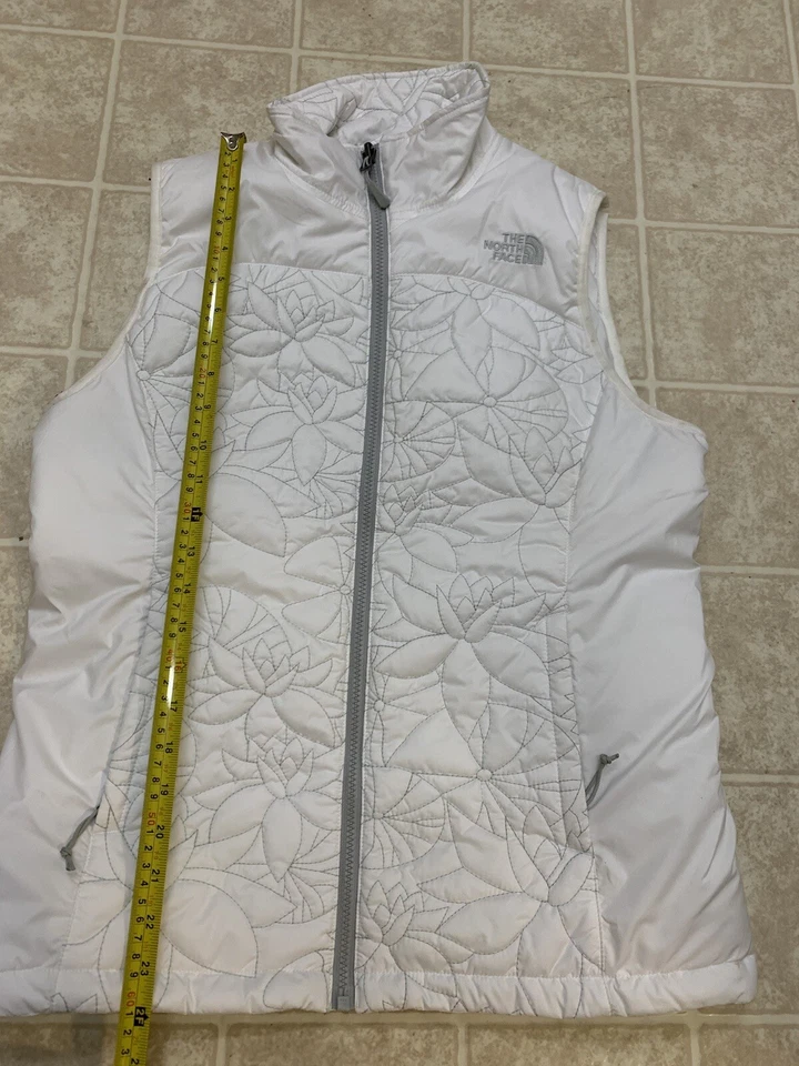 The North Face Womens White Vest Size M Quilted - Image 4 of 4