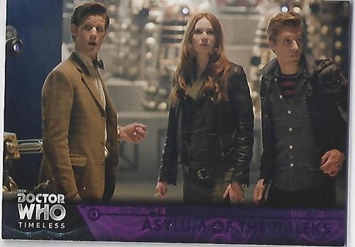 Doctor Who Timeless Purple Parallel #/50, Base Card #83, ASYLUM OF THE DALEKS - 第 1/1 張圖片