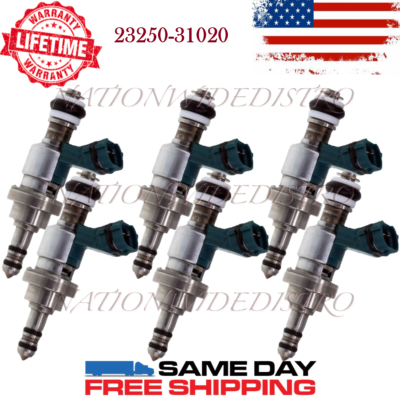#ad #ad 6x NEW OEM Denso Fuel Injectors for 2006 2015 Lexus IS250 2.5L V6 23250 31020 $357.99