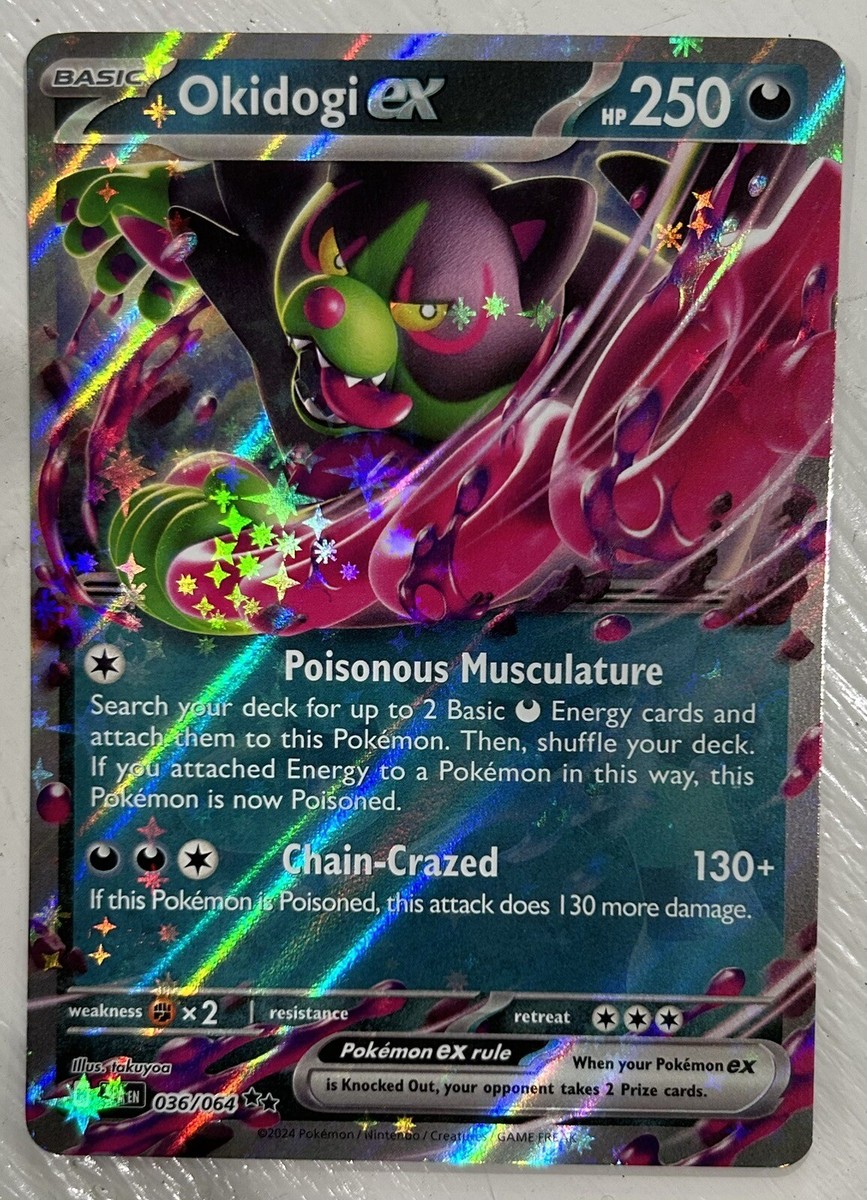 Pokemon TCG Shrouded Fable OKIDOGI EX 036/064 HOLO | eBay Pokemon TCG Shrouded Fable OKIDOGI EX 036/064 HOLO | eBay