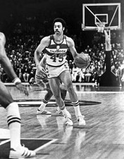 Phil Chenier Of The Baltimore Bullets Moves The Ball Old Basketball Photo