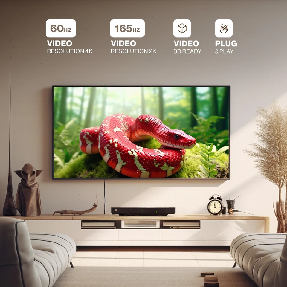 Lot of 1-100 6FT DisplayPort Cable 4k@60hz 2k@165hz HD Video cable DP to DP Male - Image 3 of 4