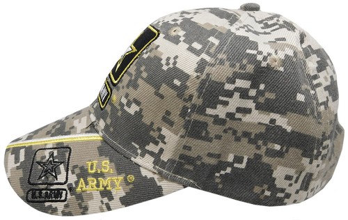 U.S. Army Hat / Army Star Digital Camo Baseball Cap - Picture 6 of 6