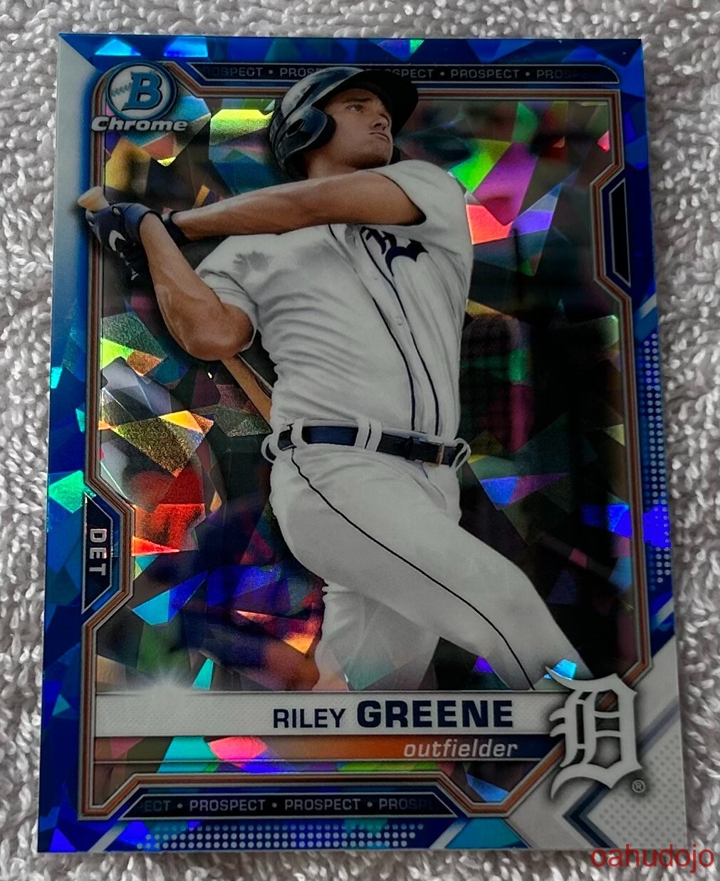 2021 Bowman Sapphire RILEY GREENE #BCP-4 Detroit Tigers