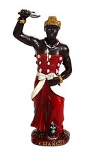 Estatua Estatuilla Chango Shango Santo Orisha Yoruba de 5 pulgadas Imagen Deidad africana