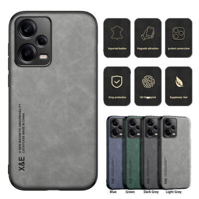 For Redmi K80 Note 14 11 10 Xiaomi 15 14T 11 hockproof Magnetic Slim Phone Case