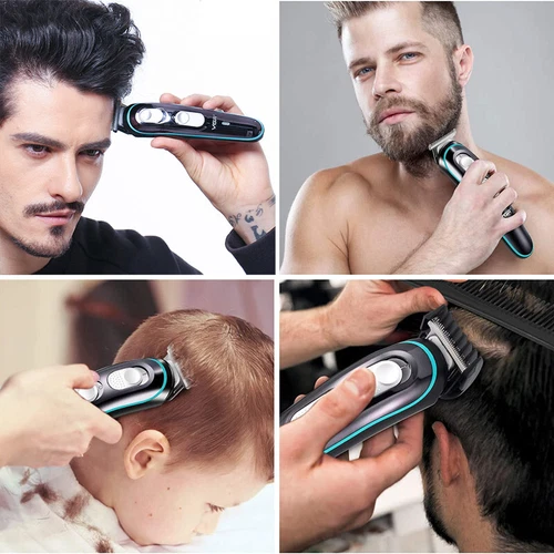 VGR Professional Rechargeable USB Cordless Electric Hair Clippers Trimmer Barber - Picture 11 of 12