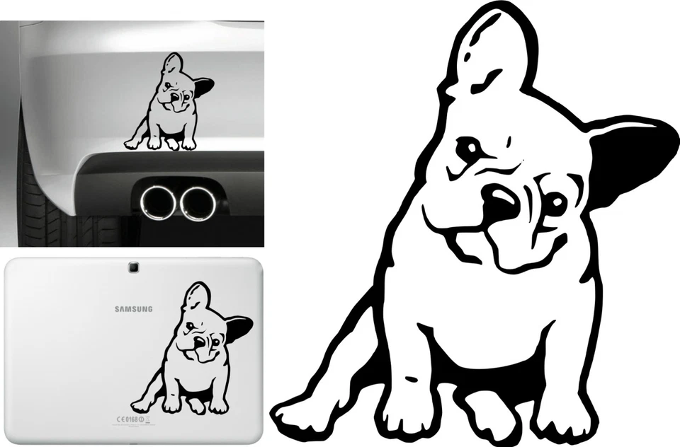 PEGATINA - STICKER - BULLDOG FRANCES - PUPPY - VINILO - ENVIO GRATIS - VINYL