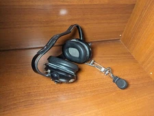 UNTESTED pilot Headset head gear AVCOMM aviation nascar COME AS SHOWN NO RETURNS