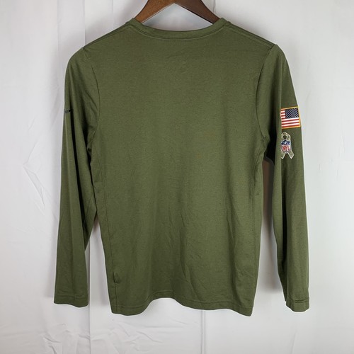 Philadelphia Eagles Shirt Nike Dri Fit Salute to Service Long Sleeve Youth Large - Picture 11 of 12