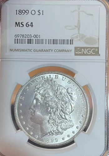 1899-O NGC MS64 PQ! Morgan Silver Dollar