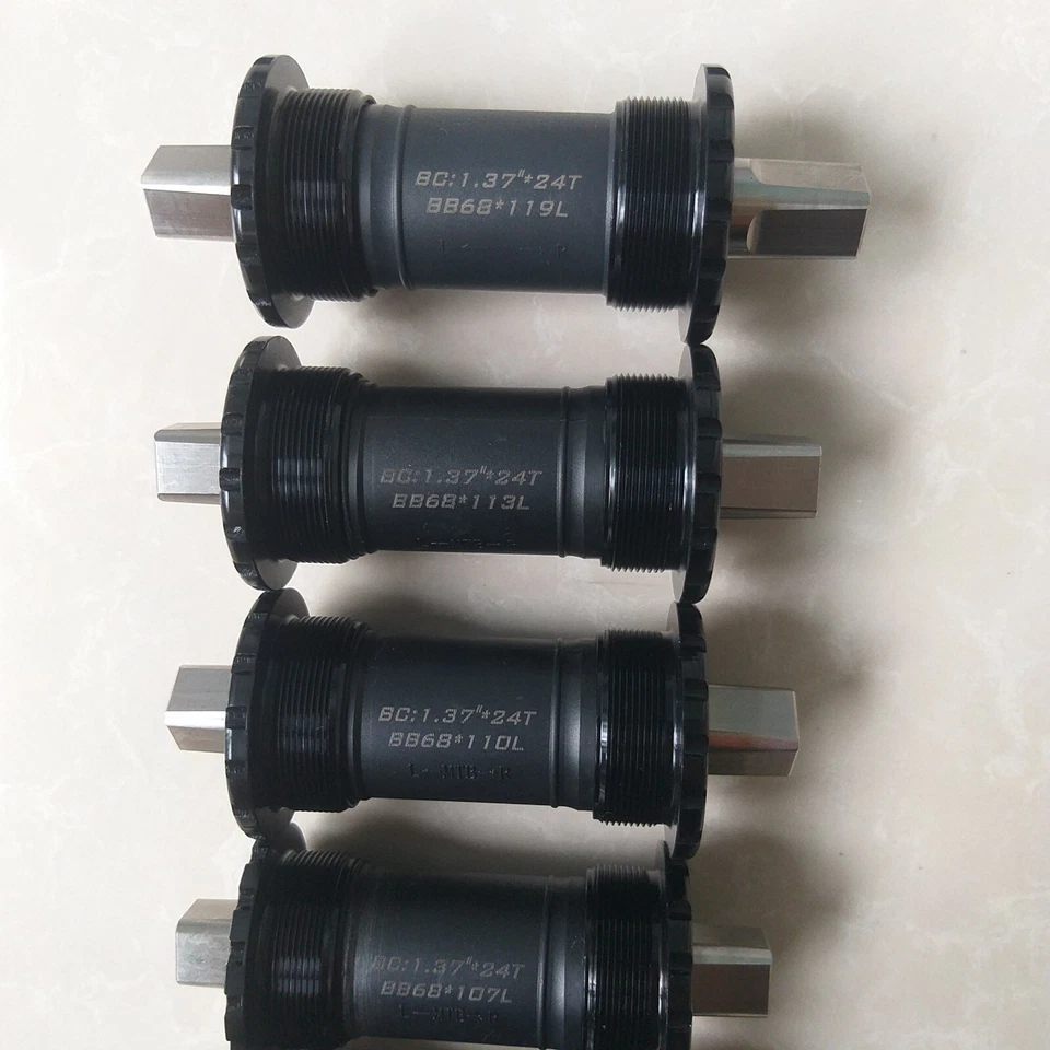 Titanium Bike Square Taper JIS Bottom Bracket Cartridge 103L 107L 110L 113L 119L - Image 4 of 4