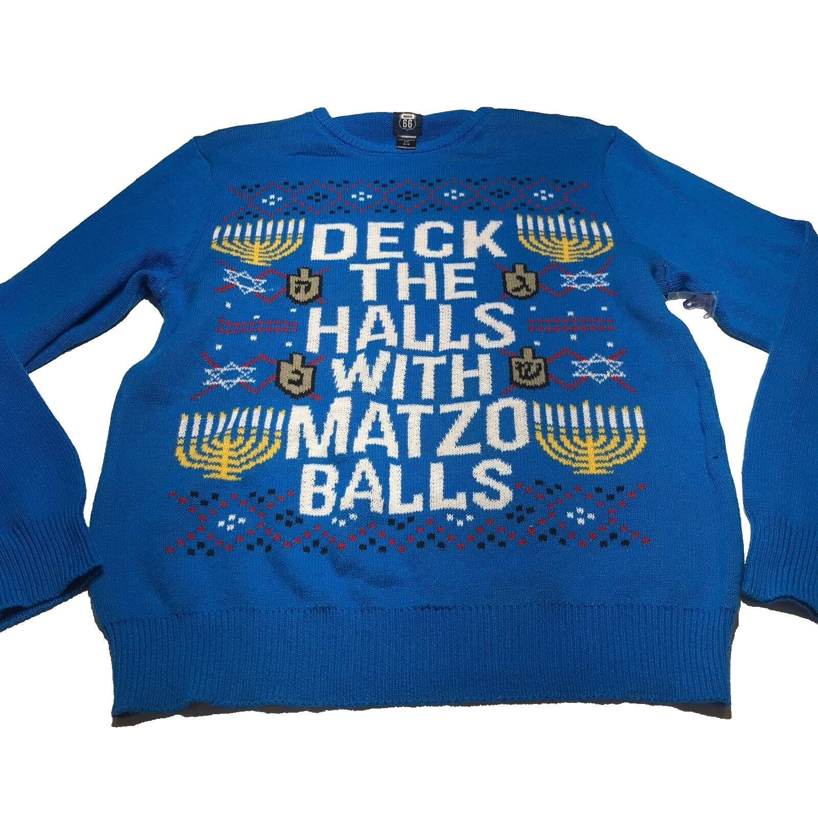 Suéteres de Navidad acrílico Route 66 para hombres