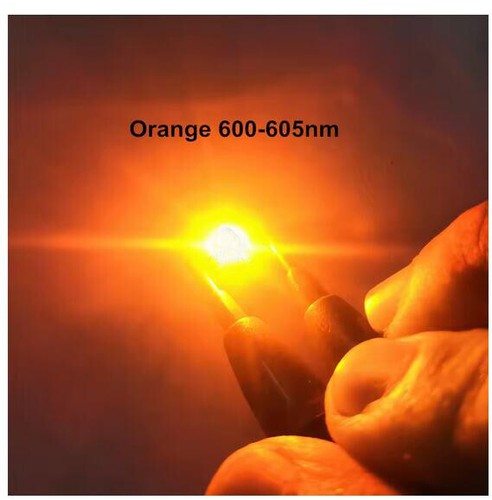 1W 3W High Power LED Chip Yellow 590-595nm Amber 595-600nm Orange 600-605nm Bulb - Picture 4 of 22