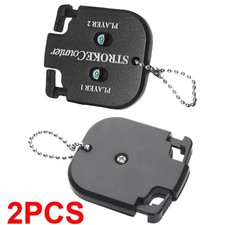 2pcs Golf Score Indicator 2 Player Stroke Counter Clicker Portable Golf