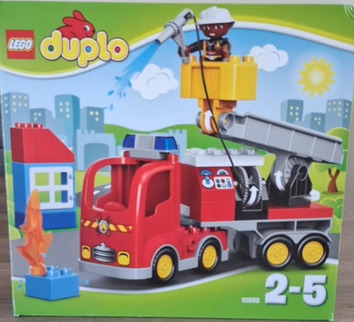 LEGO DUPLO Löschfahrzeug 10592 Feuerwehr Set mit Figur und Fahrzeug