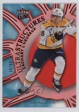 2025 Upper Deck Fleer Ultra Ultrastructures Red /99 Zachary L'Heureux #SR9of25