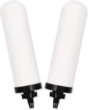 2 Pack 7'' Ceramic Water Filter Candle,7 Inch Water Filter Replacement Filters w