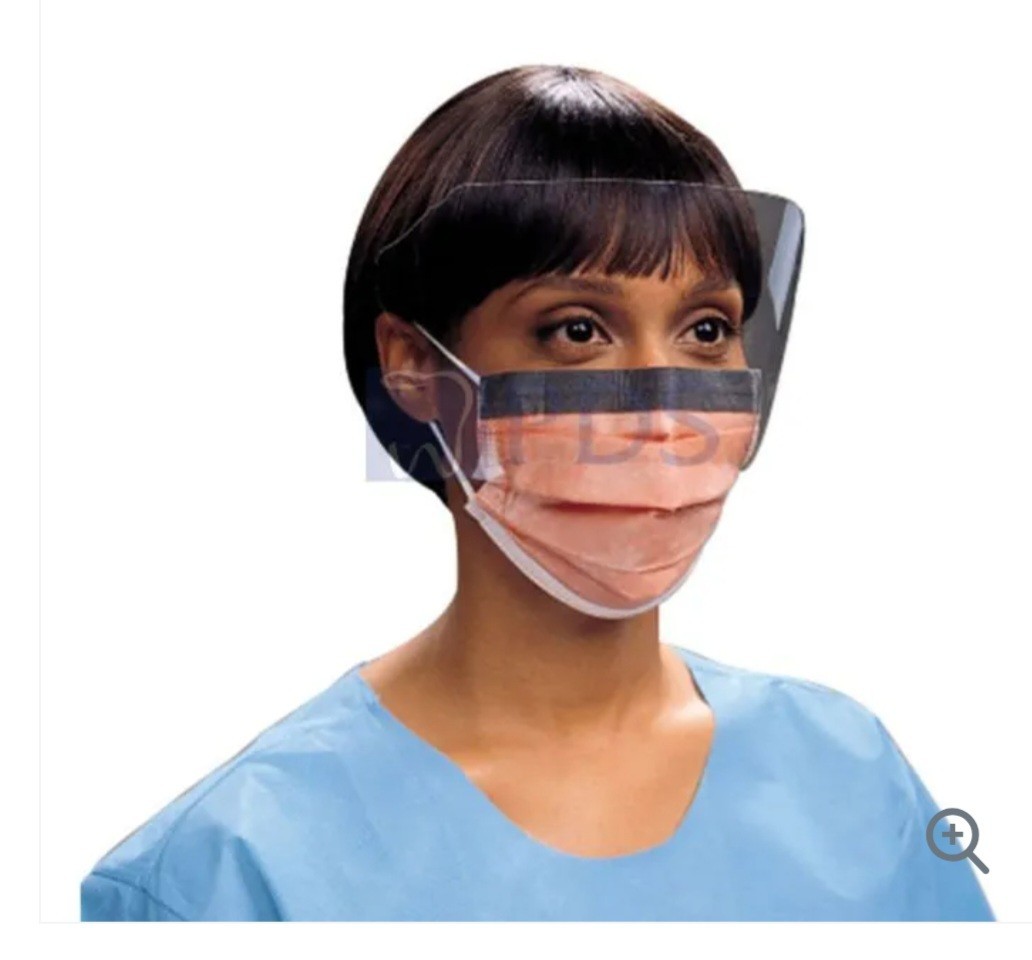 Halyard 47147 Fluid shield Fog-Free Procedure Mask - 25 Piece NEW IN BOX