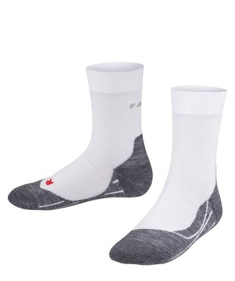 FALKE Unisex Kids RU4 Endurance Running 10-12.5, White (White-mix 2020) 