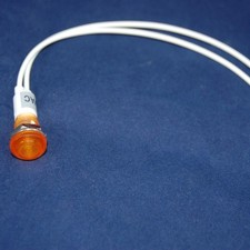 50Pcs 24V AC/DC 10mm YELLOW Panel Mounting LED Indication Signal Pilot Lights❀