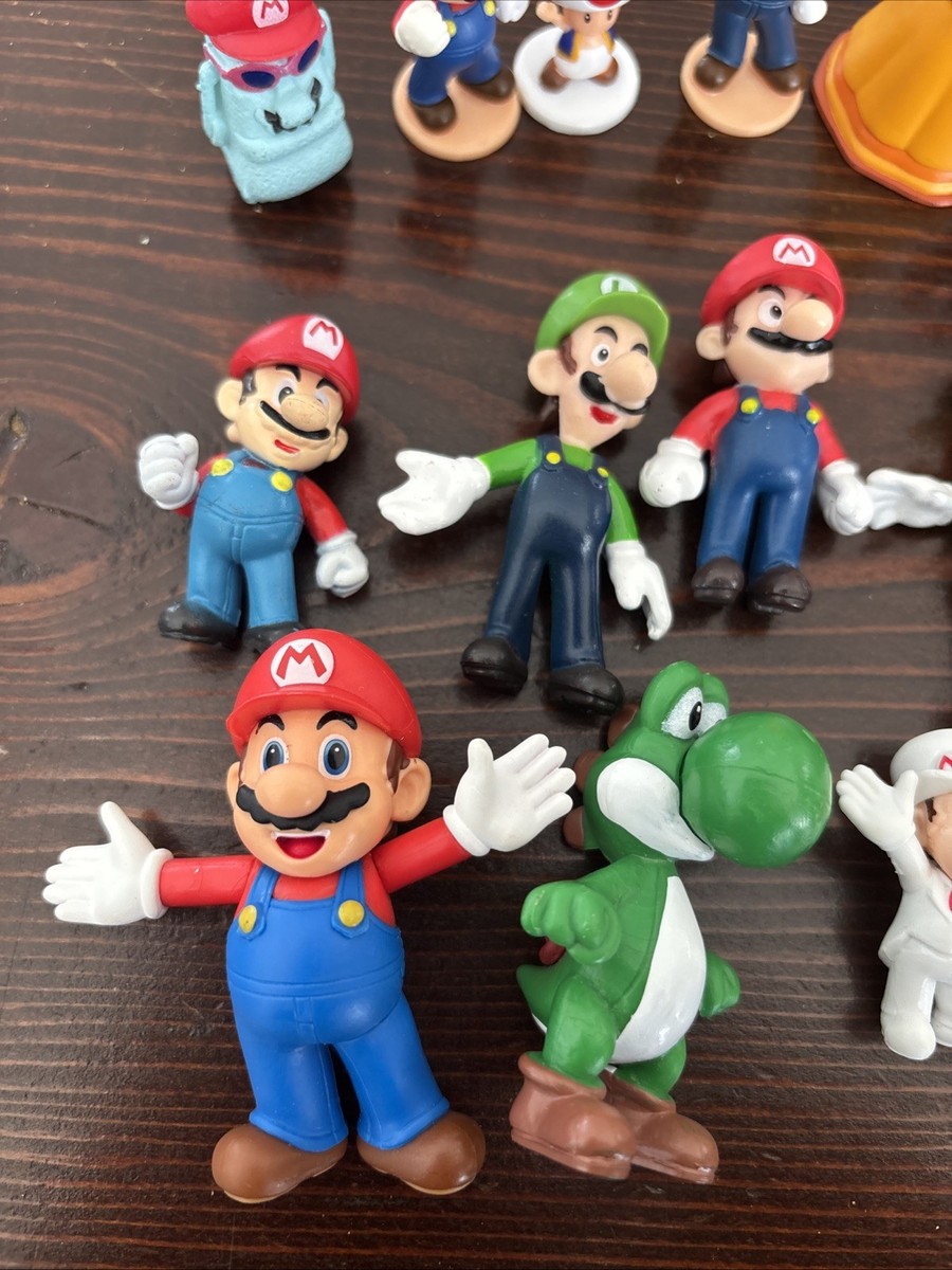 2007 SUPER MARIO BROTHERS NINTENDO MINI FIGURES LOT OF 16 | eBay