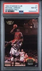 1992 TOPPS STADIUM CLUB MEMBERS ONLY #1 MICHAEL JORDAN PSA 8