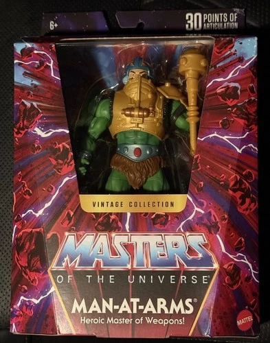 MOTU Masters of The Universe Masterverse Vintage Collection MAN-AT-ARMS Figure