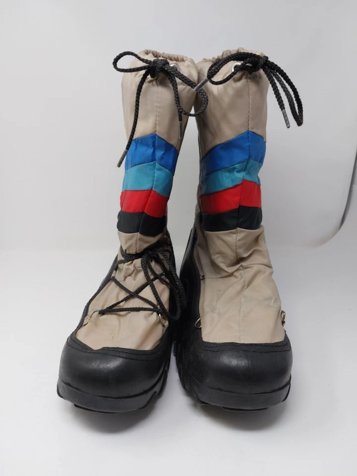 Botas de Nieve De Colección Años 80 Botas Luna Talla 11-12 Lasco Totalmente Rad Hechas en Corea Foto 4 de 4