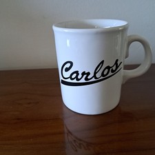 Vintage Coffee Mug Personalized Carlos Made I...
