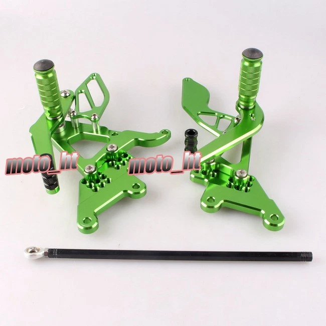 Para Yamaha YZF R6 2003 2004 2005 Negro CNC Motocicleta Escaleras Foto 3 de 4