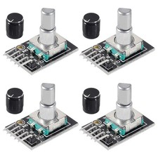 4pcs KY-040 Rotary Encoder Module 360 Degree Switch Encoders with Knobs Cap Bric