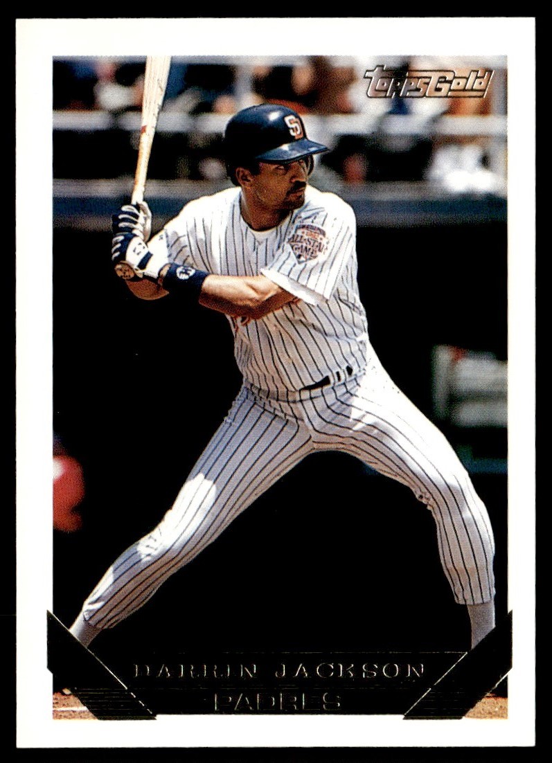 1993 Topps Gold #761 Darrin Jackson San Diego Padres Baseball Card