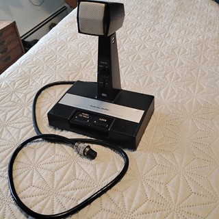 REALISTIC DESK POWER MICROPHONE Works great Looks good 4 pic Cobra wiring