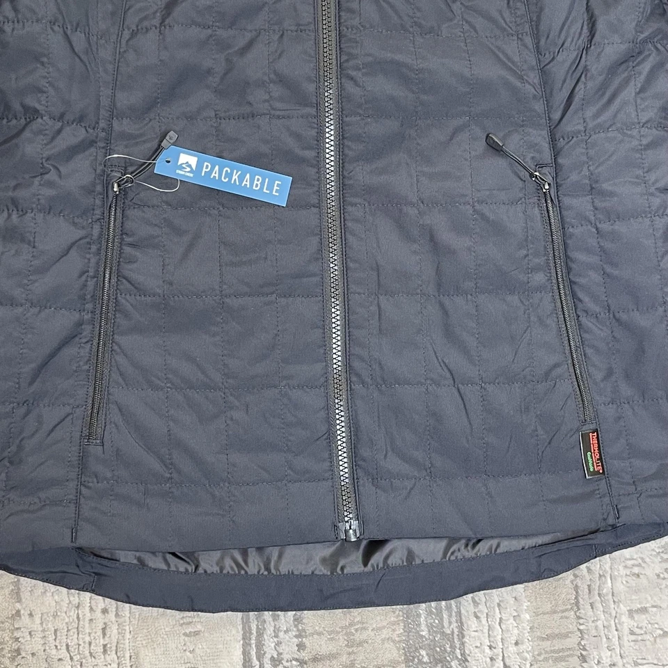 US Figure Skating Jacket Womens Small Black National Coach Packable Thermolite - Image 4 of 4