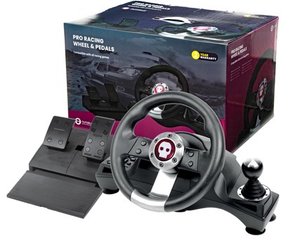 Racing Wheel with Pedals & Shifter for PS4, Xbox One, PC, PS3   270° Steering...