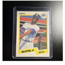 Fleer 1990 Fleer Ken Griffey Jr #513 Seattle Mariners Baseball Card MLB