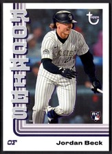 Jordan Beck 2024 Topps Brooklyn Collection RC #5 Colorado Rockies