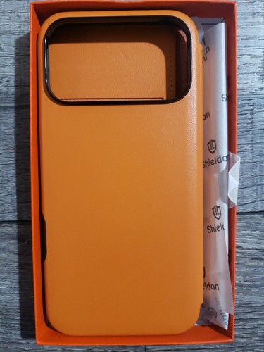 SHIELDON Case Wallet for iPhone 18 Pro Max/17 Pro Max 6.9", Genuine Leather 