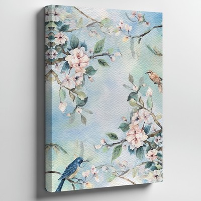 Wall Art Serene And Delicate Wallpaper Design Featuring A Soft, Muted Color
