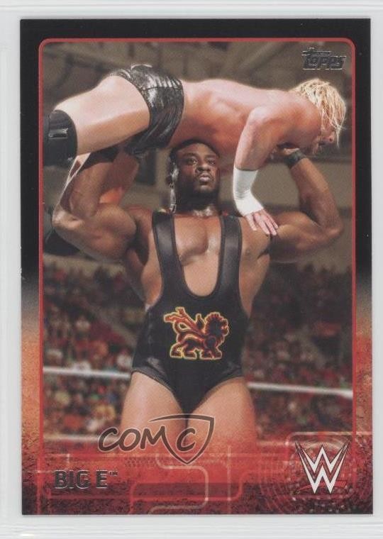 2015 Topps WWE Black Big E #7 g3c