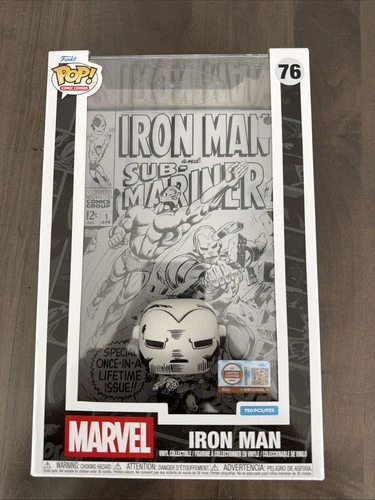 Funko Pop! Comic Covers Iron Man #76 (Black & White) LE Grail 750pcs