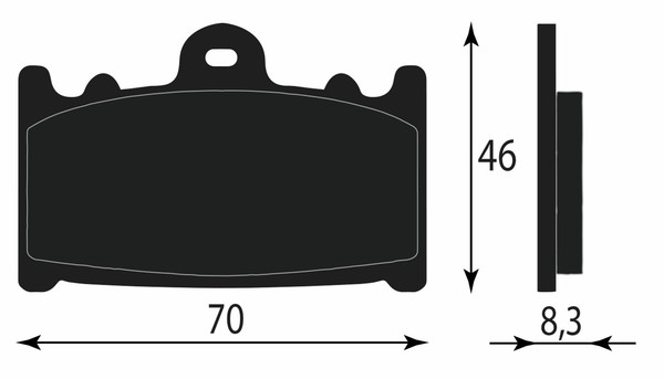 BremsbelÄGe Vorne 59130 32C20 Suzuki Goose 250 1992-image