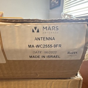 Mars Antennas MA-WC2555-9FR 6x6 MIMO Vertical 9dBi WiFi Antenna N-Type 2.4/5GHz
