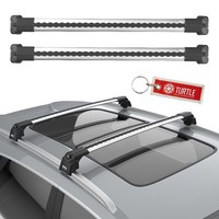 Silber Alu RelingträGer DachträGer FüR Jaguar F-Pace X761 Ab 16 - Turtle
