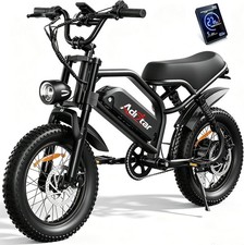 ADISTAR 16" Electric Bike Adults Teens Peak 1500W 65 Miles 48V 15.6Ah 65 Miles