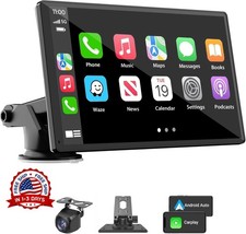 Est reo port til inal mbrico CarPlay para coche, pantalla t ctil HD de 7" NEW US